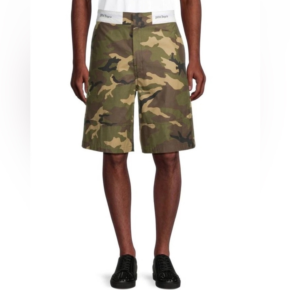 PALM‎ ANGELS Sartorial Waistband Camo Shorts Sz EU 52 US 42 NWT